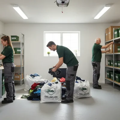 Röjning ute och inne